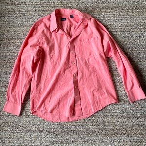 Medium salmon izod button down